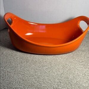 Rachael Ray Vibrant Orange Baking Dish